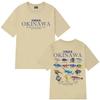 Okinawa Oceaan Vis T-shirt Grappig Zeeleven Japanse Stijl Katoen Casual Korte Mouw T-shirt Mannen Vrouwen Mode T-shirts Oversized