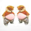 3D Chubby Corgi Silicone Bumper Stickers Ultra-Soft Car Home Anti-collision Pads Cute Puppy Decorative Fun Squishy Stickers