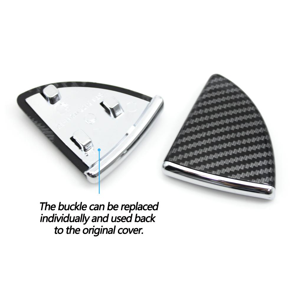 2PCS Car Center Console Lid Armrest Lock Latch Release Button Cover For Mercedes Benz E Class W211 2005-2008 E55 AMG E320 E500