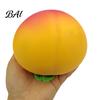 Anxiety Relief Gadget Giant Simulated Peach Squeeze Toy, Stress Sensory Pinch Squeezable Toy Realistic Fruit Ball Fidget for Home Office Relaxation