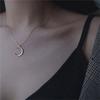 Gift Valentine's Day Women Men Moon Necklace Couple Necklace Clavicle Necklace Rescent Necklaces
