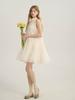 Sinseuden Milk Halterneck Mini Dress