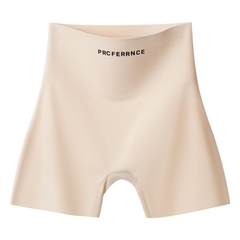 Women's Spring and Summer High Waist Abdominal Non Trace Anti Light Flat Angle Underwear