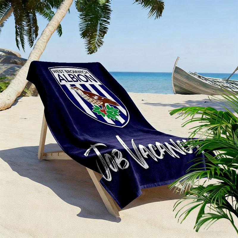 Plážová osuška West Bromwich Albion, Veľká mäkká rýchloschnúca osuška na pláž, kempovanie, plávanie