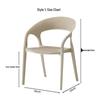 Waterproof Outdoor Rattan-Style Garden Chair with Backrest
