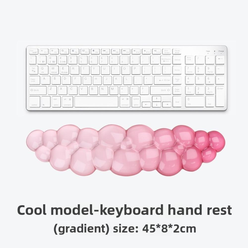 Gradient Silicone Wrist Support Cloud Shape Wrist Pad Portable Keyboard Wrist Rest Gamer
