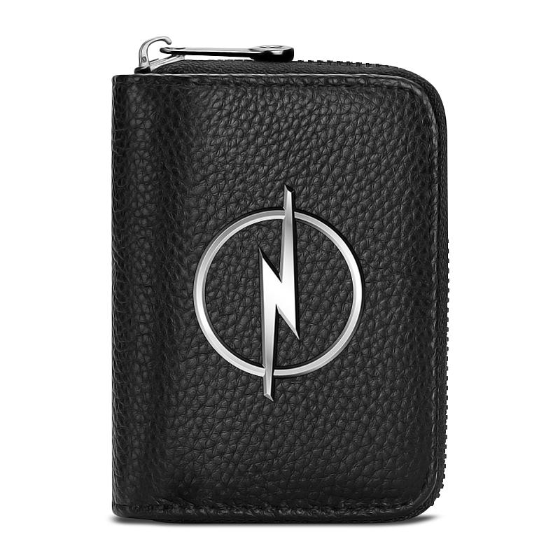 Leather Car Emblem Driver's License ID Card Bank Card Wallet Car Styling For Opel Astra H G J Insignia Mokka Zafira Corsa Vectra B C D