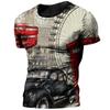 Vintage 66 Route Biker Motor 3d Printed Men's T Shirts Oversized  Short Sleeve Camiseta