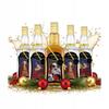 5X Glass Bottles Daniels 500Ml Liqueur Bottle Christmas Premium Decorated