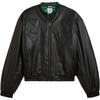 Puma Solid Color Loose Fit Zip Long Sleeve Cotton Jacket Unisex Jacket Black 630773-01