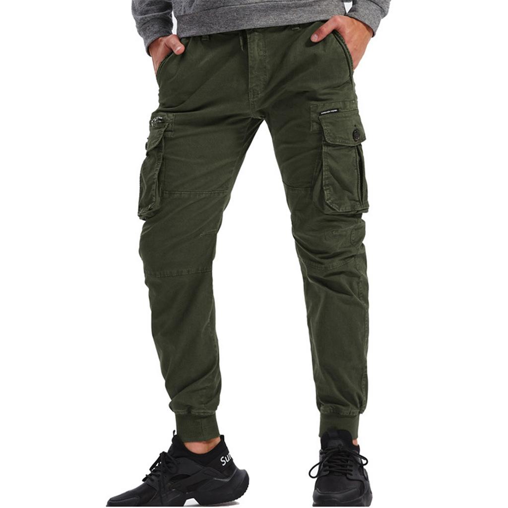 Salopette Casual Estiva da Uomo Salopette Estiva Larga Camouflage a Gamba Dritta da Uomo