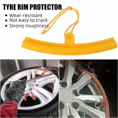6/3/2/1PCS Wheel Rim Edge Protection Cover Car Motorcycle Tire Change Wheel Guard Rim Protector Steel Ring Protective Sleeves