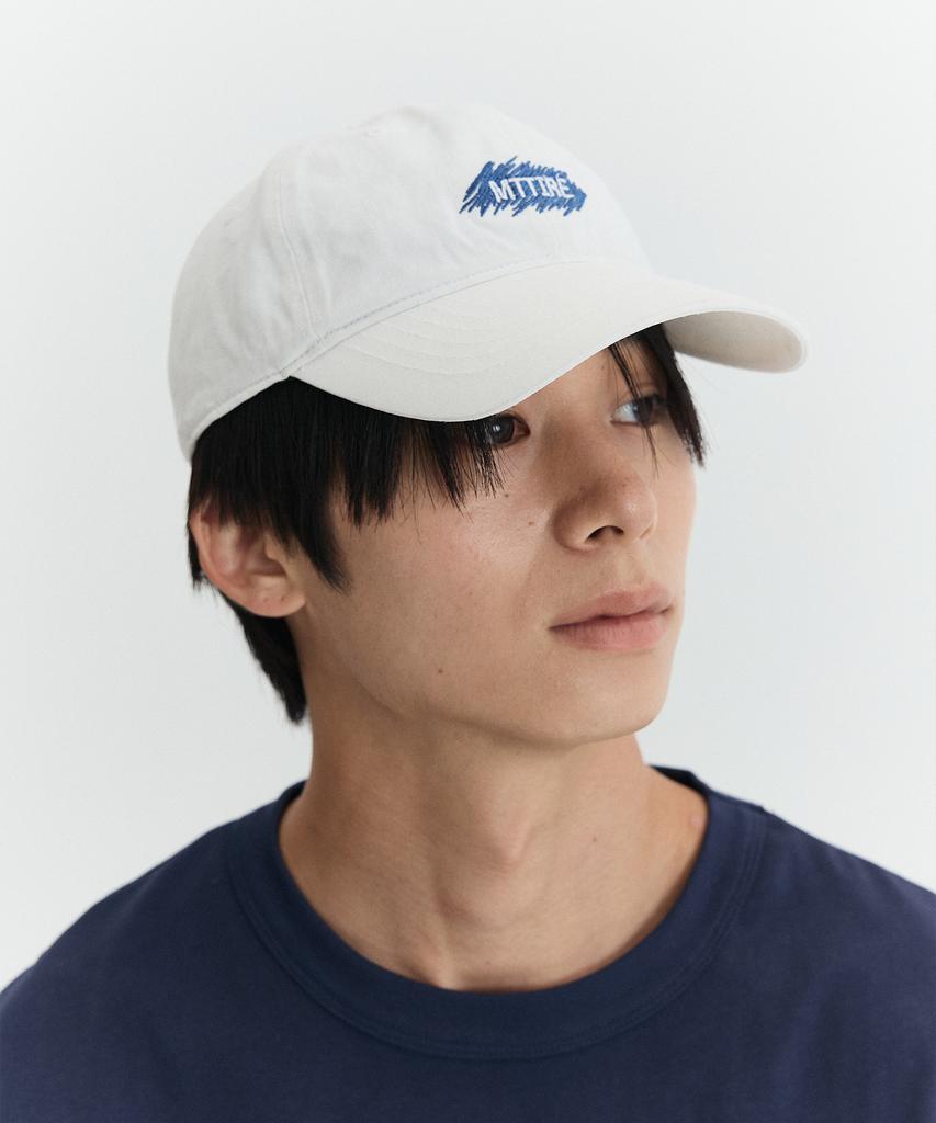 Matile Washing Stichi Logo Cap / White