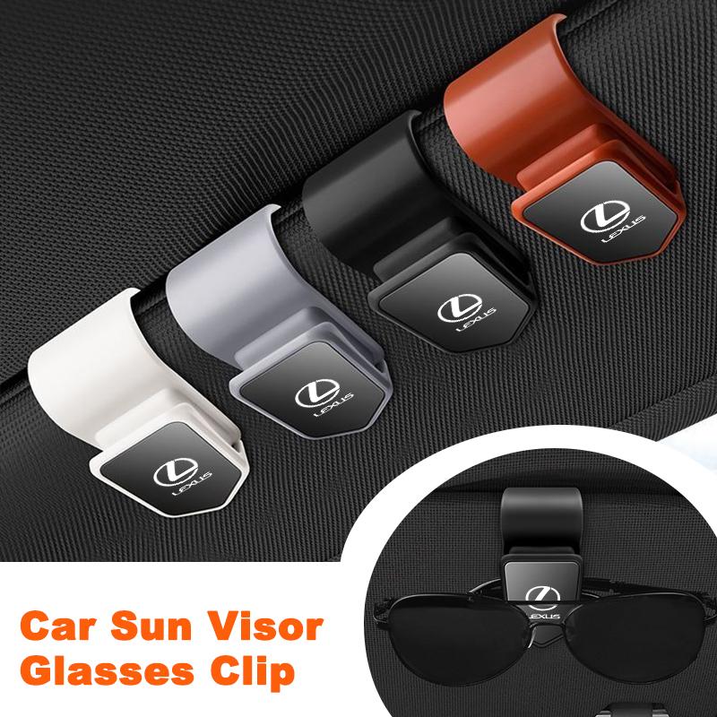 1PC Car Sun Visor Glasses Clips Interior Eyeglasses Storage Holder For Lexus GS IS LS500h ES260 ES300h RX350h NX260 UX260 LM LC