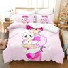 Cartoon Bee PuppyCat Bedding Set For Bedroom Soft Modern Bedspreads Comefortable Kids Duvet Cover Quilt Cover And Pillowcase
