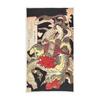 Ukiyo-e Tenugui Towel - Kioku Okoku, Dragon Riding Benzaiten - 100% Cotton, Japan