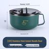 Portable Stainless Steel Drainable Instant Noodle Bowl