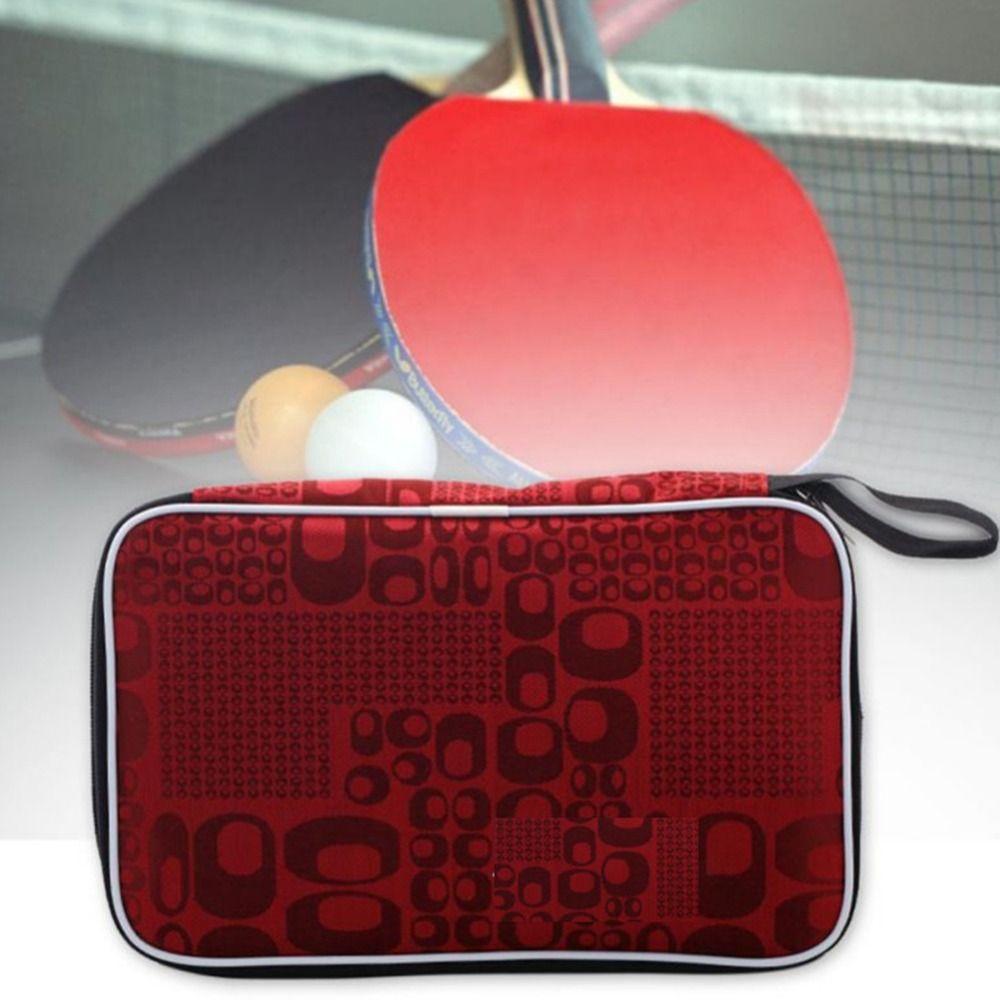 Professional Capacity Single Paddle Table Tennis Rackets Bag Ping Pong Paddles Case With Belt