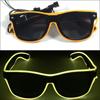 Light Up Led Glasses Neon Party Luminous Glasses EL Wire Glowing Sunglasses Novelty Gift for Adult Glow Bright Light Supplies