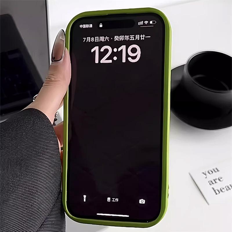 Iced Americano Phone Case iPhone 15 Pro Max 11 12 13 16 14 Plus Silicone Shockproof Case Lens Protector Shell