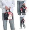 Cartoon Schwarz Weiß Katze Druck Isolierte Lunchtasche für Damen Büro Kühltasche Thermische Lebensmittelbox Tragetasche Auslaufsicherer Lunchbox Behälter
