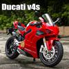 1:12 Ducati Panigale V4S Alloy Cross-country Motocykl Model Simulace Hračka Silniční Motocykl Model Kolekce Dárek pro Děti M17