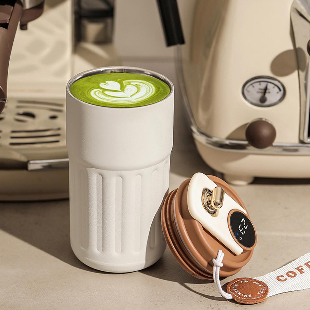 Cani Termice cu Afișaj Digital Personalizat, Sticlă Reutilizabilă Rezistentă la Căldură Pentru Camping Picnic