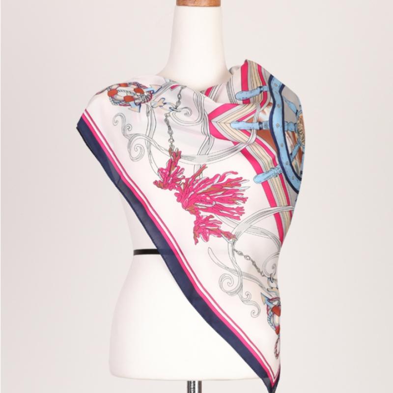 Shop   Marine Silk Peeling Scarf Black Lmd Wsc 0377