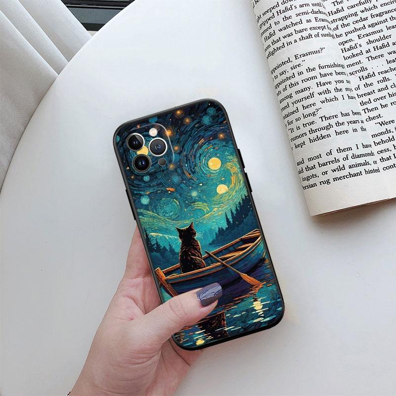 Cat Kitten Meow New High-End Cover Phone Case for iPhone 16 15 14 13 Pro Max Plus Mini
