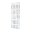 Over-the-Door Shoe Organizer 15 Pockets Clear Over The Door Hanging Organizer Space-saving Storage Bag for Shoes Toys Toiletries