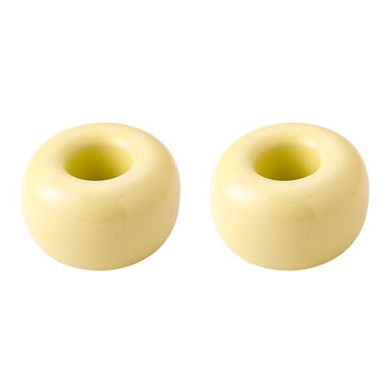 2 buc Suport pentru periuțe de dinți Ceramic cu Design Gol Suport Multi-Scop Suport pentru Pensule de Machiaj pentru Blatul Băii