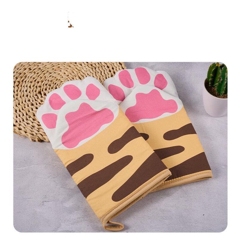 ZISIZ Cat Paw Oven Mitts