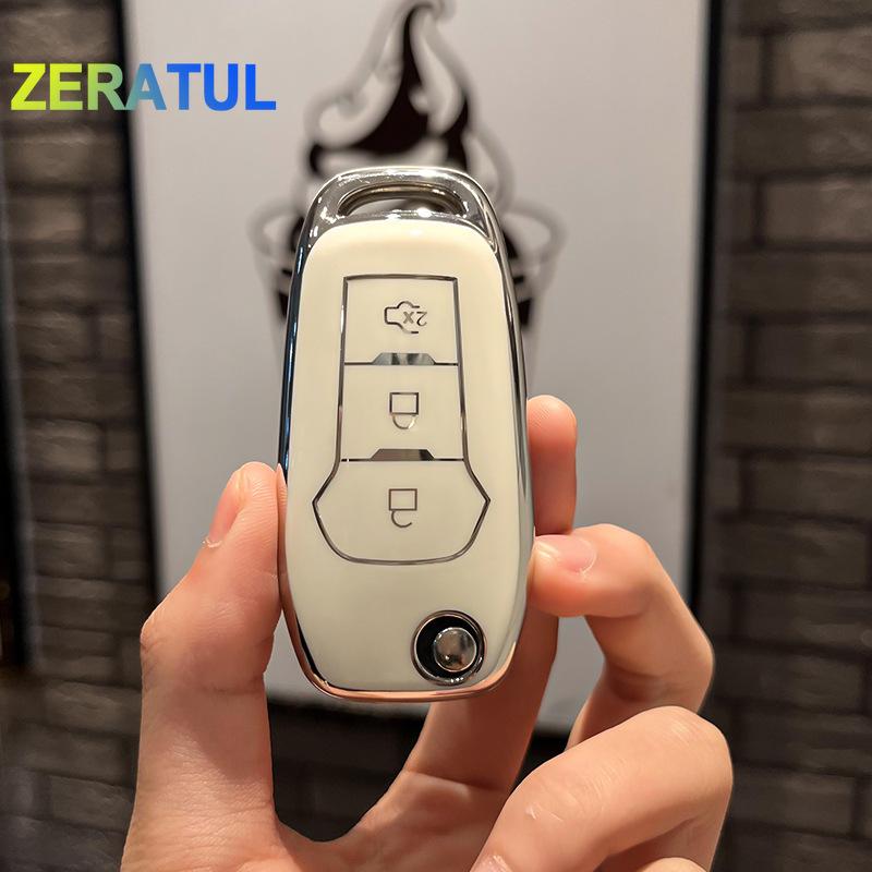 Tpu Housing Remote Mount Auto Key Fob Cover Case Fit For Ford Figo Mondeo 5 Ecosport Fiesta Everest Ranger Fusion Kuga Escort F150