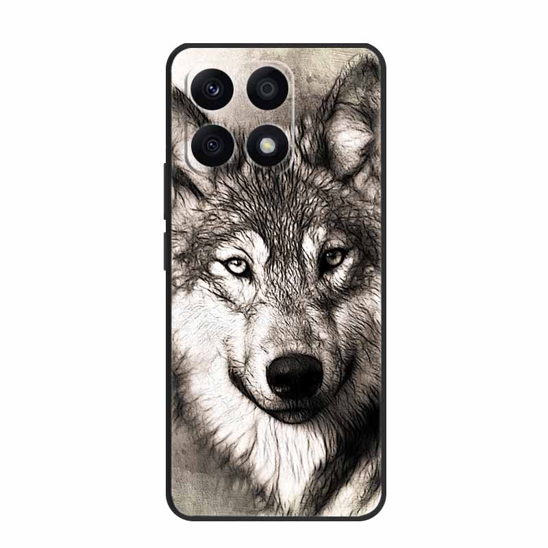 For Xiaomi 14T Pro Case 14 T Pro Phone Cover Lion Wolf Black Silicone Soft Back Cover Cases For Xiaomi 14T Pro Case 14TPro Funda