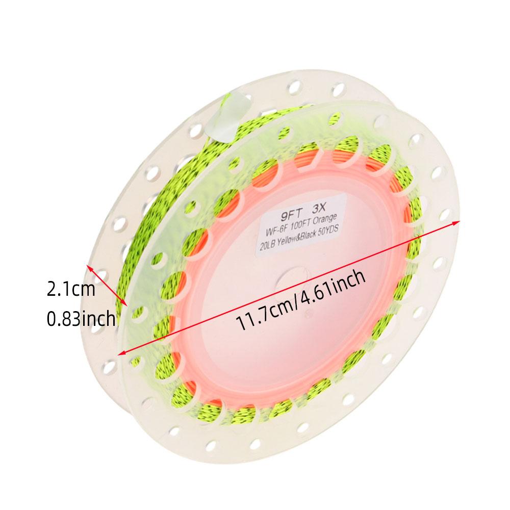 Pre-Assembled Fly Fishing Line Combo – Backing/Main/Leader Ready, Easy & Quick Setup for Fly Fishing Gear