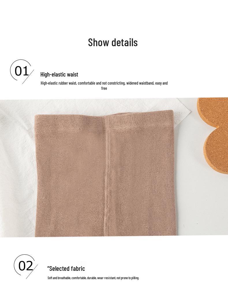 Khmer Baumwollstrumpfhosen für Kinder - Grobstrick mit Zopfmuster, Offener Schritt mit Schleifen-Stil, Zweifach verwendbare Unterhose für Kleinkinder und Mädchen