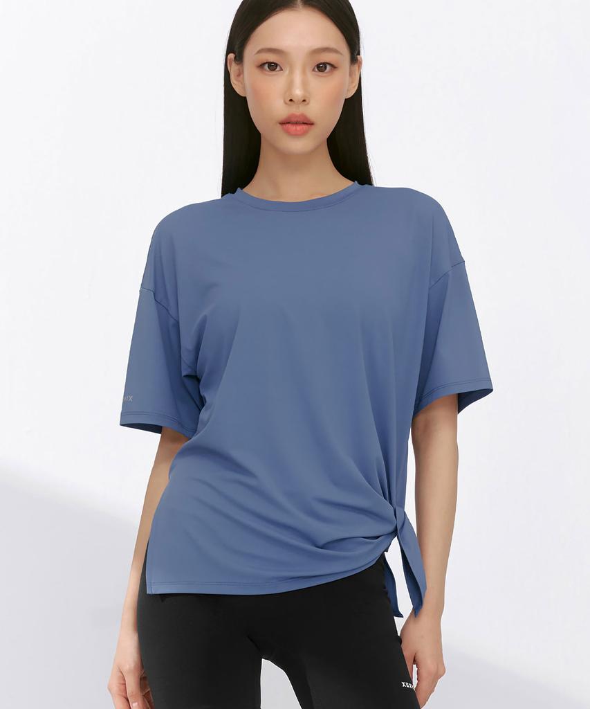 XEXYMIX Ice Feather Light 2.0 Asymmetrical Loose Fit Short Sleeve Xfk1Ts1003 (A Type)