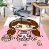 1PC Chibi Sakura Extra Large Non-Slip Floor Carpet, Office, Family, Bedroom, Studio - Large Area Rug Indoor Rugs, Vibrant Colors-A303