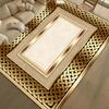 Living Room Golden Luxury Carpet European Decoration Large Area Rugs 200x300 Cm Sofa Area Bedroom Decor Non-slip Floor Mat