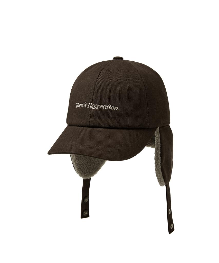 REST&RECREATION Ear Flap Cap - Brown