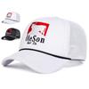 Unisex OleSon Hat Co Letter Embroidery Baseball Net Caps Adjustable Casual Hats Spring and Summer Outdoor Sunscreen Hat