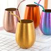 Edelstahl Bier Weinbecher Gold Bierbecher Cocktail Saft Milchbecher Metall Trinkbecher Für Bar Outdoor Drinkware