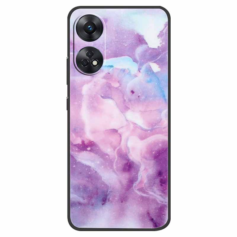 Hülle Für Oppo Reno 8T Abdeckung Schwarzes Silikon Weiche Handy Rückseitenhüllen für Oppo Reno8 T 4G Fundas Reno8T CPH2481 6.43" Süße Fundas
