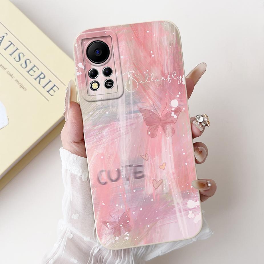 For Infinix Hot 11s NFC Case New Fashion Candy Painted Cover Silicone Case For Infinix Hot 11S X6812 X6812B Hot11s NFC Soft Bags