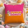 Essen Dunkin' Donuts Kissenbezug Plüschstoff Weich Doppelseitig Bedruckt Sofakissenbezug Farbecht Heimdeko Geschenk
