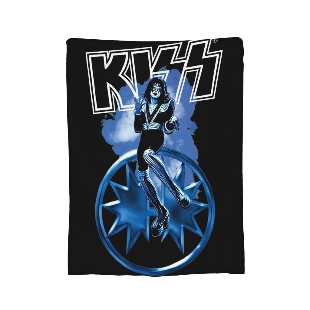 K-Kiss Band Blanket Fleece Winter Multi-function Lightweight Throw Blankets for Sofa Bedroom Bedding Throws