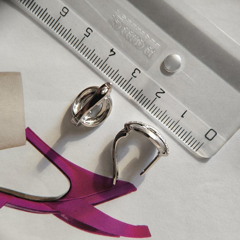 Silver Earrings with Cubic Zirkonia (2207610)