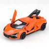 Alloy Car Model, Realistic Sports Car Model, Children'S Toy Racing Car, Inertia Pull-Back, Openable Doors, Small Car Ornament