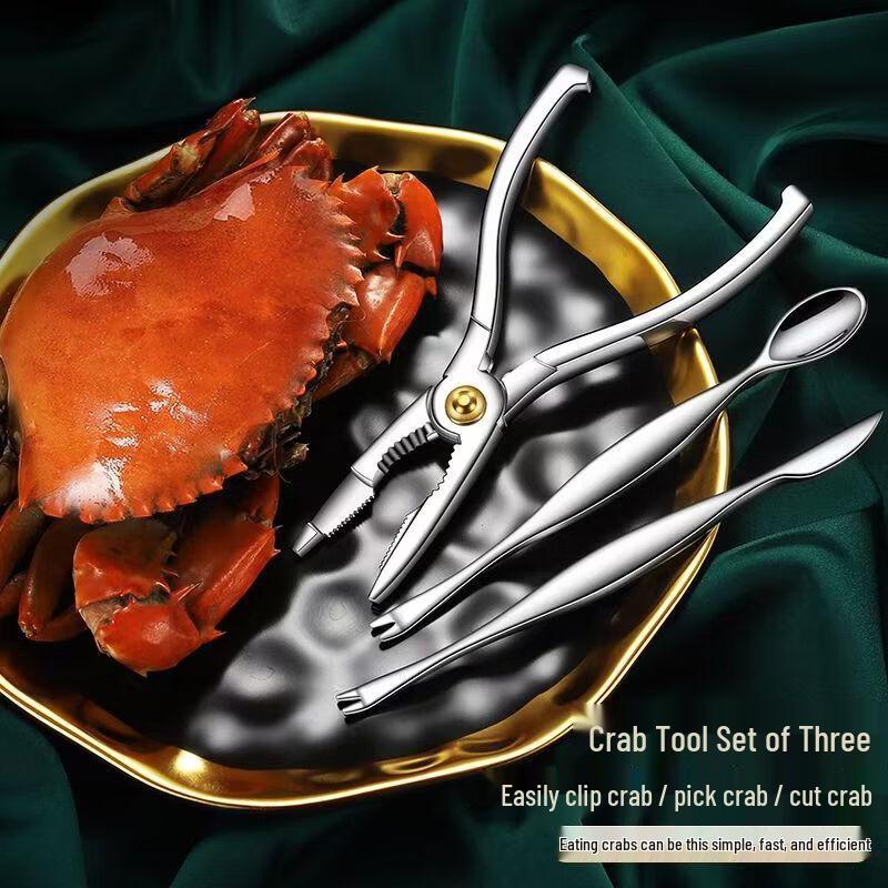 Zhi Shi 3-Piece Crab Tool Set