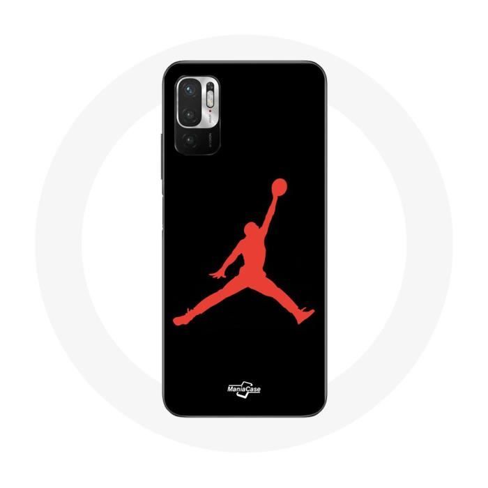 Case - Xiaomi - Redmi Note 10 5G - Michael Jordan Logo - Red - Soft